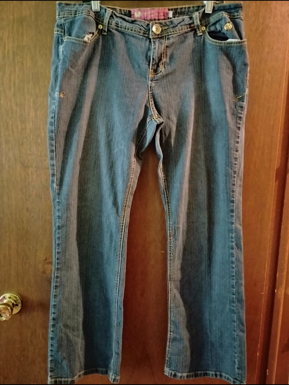 Apple Bottoms Women's Medium Blue Bootcut Jeans
